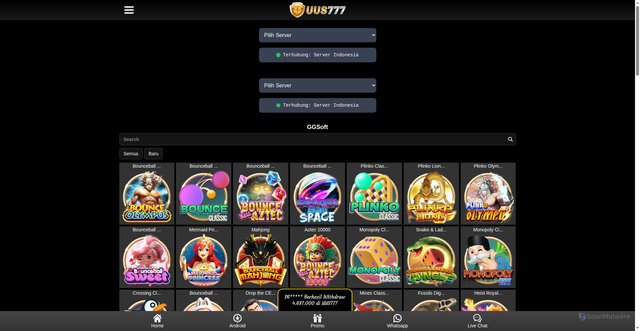 Security scan screenshot of https://xn--p6caiamvb1f4b4dbbgn6a0b9cs8ggz0cmfq3e5a7cyjvj.net/mobile/game/game/ggsoft