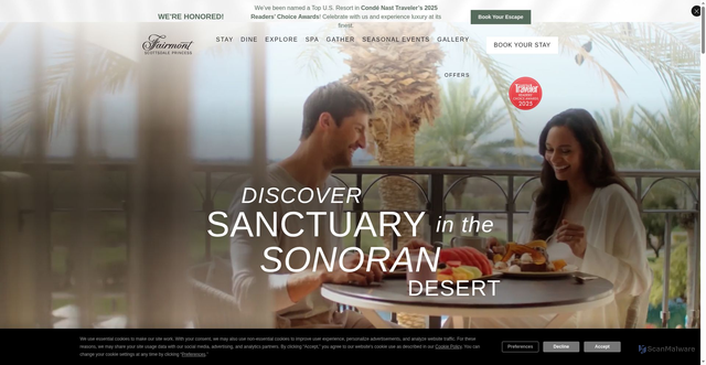 Security scan screenshot of https://www.scottsdaleprincess.com