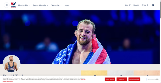 Security scan screenshot of https://www.themat.com/profiles/david-taylor