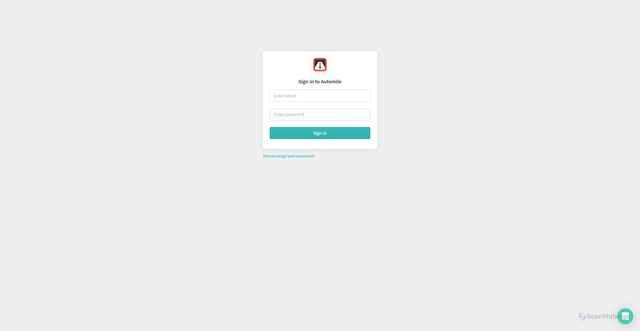 Security scan screenshot of https://app.automile.com/