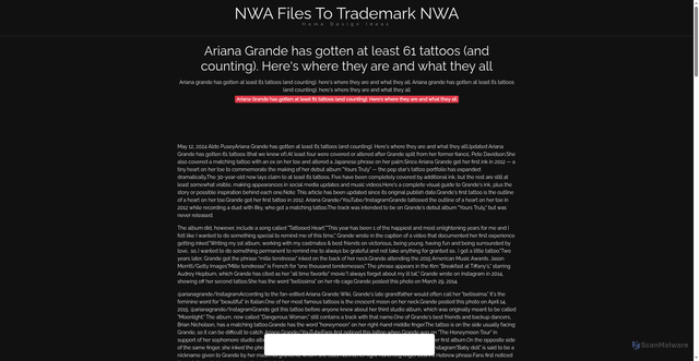 Security scan screenshot of https://adkstaghugo-686rfvbmiq.edgeone.app/12175-ariana-grande-has-gotten-at-least-61-tattoos-and-counting-heres-where-they-are-and-what-they-all.html