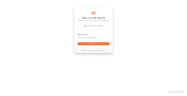 Security scan screenshot of https://study.240tutoring.com