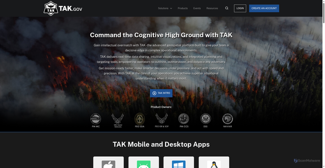 Security scan screenshot of https://tak.gov/