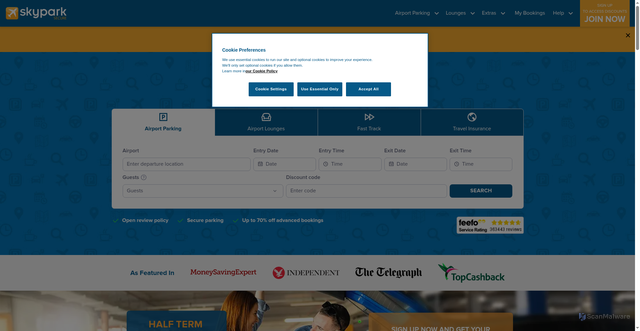 Security scan screenshot of http://qzgz4.pages.dev/