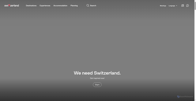 Security scan screenshot of https://www.myswitzerland.com/en-us/