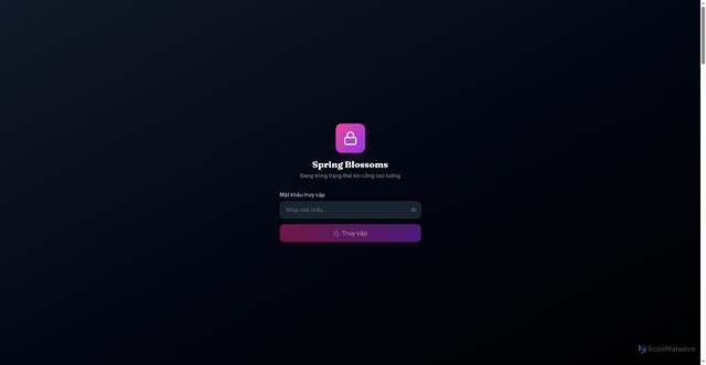 Security scan screenshot of https://btwhoaxuan.pages.dev/