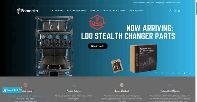 Security scan screenshot of https://www.fabreeko.com