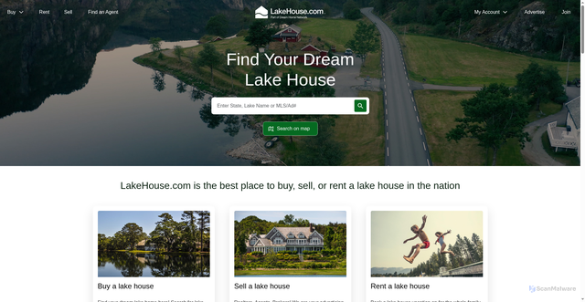 Security scan screenshot of https://www.lakehouse.com