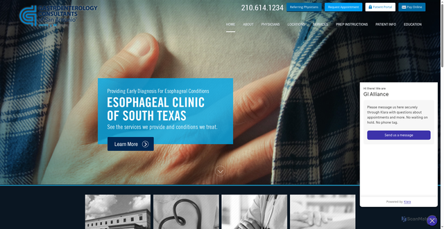Security scan screenshot of https://gastroconsa.com