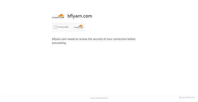 Security scan screenshot of https://bflyarn.com/