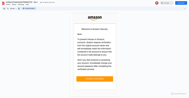 Security scan screenshot of https://docs.google.com/drawings/d/1HrrZWWLYk62dNP9z3Ik3GpQ03XpwVoomdOjn7xY9_r0/edit