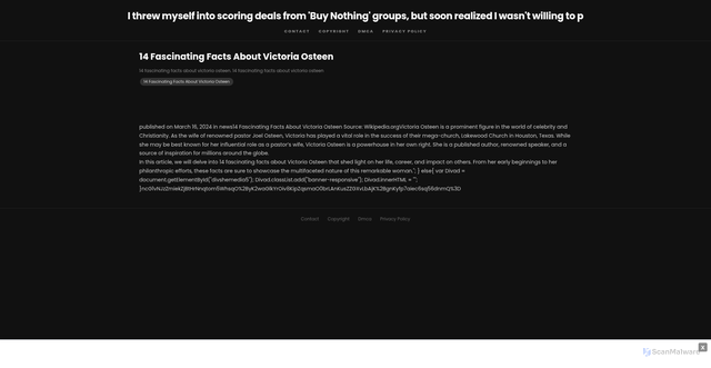 Security scan screenshot of https://dietplancityhugo-yizna5vpb1.edgeone.app/17365-14-fascinating-facts-about-victoria-osteen.html