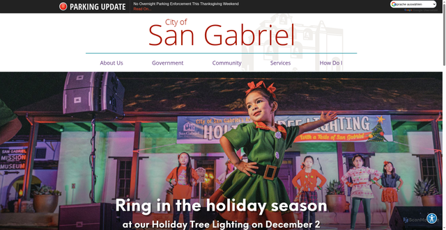 Security scan screenshot of https://sangabrielcity.com/