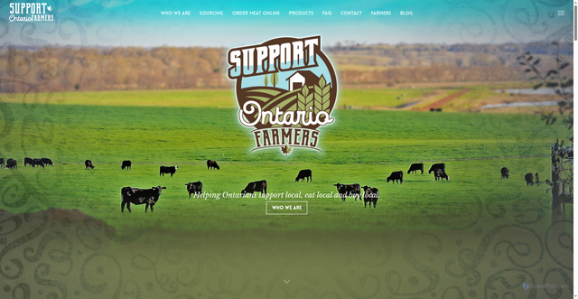 Security scan screenshot of https://supportontariofarmers.ca