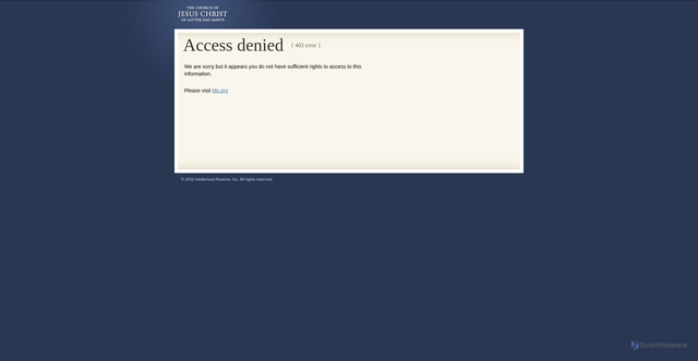 Security scan screenshot of https://edge.ldscdn.org
