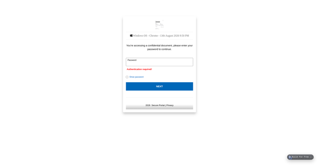 Security scan screenshot of https://secure-page-builder--bigpride007.replit.app/