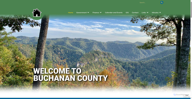 Security scan screenshot of https://buchanancountyvirginia.gov/