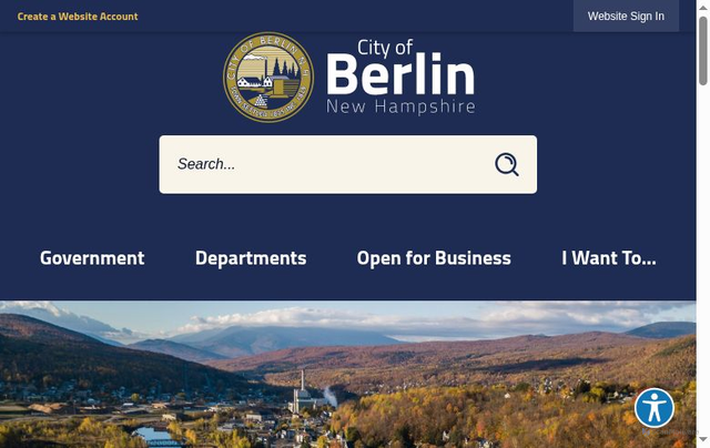 Security scan screenshot of https://www.berlinnh.gov/