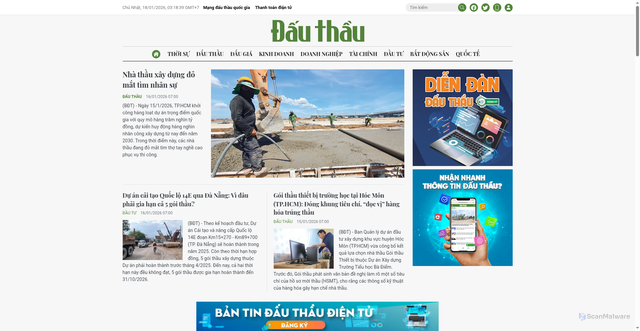 Security scan screenshot of https://baodauthau.vn