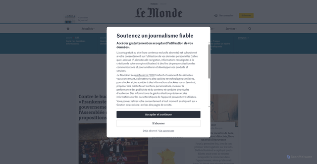 Security scan screenshot of https://choixdescreneaux.com/