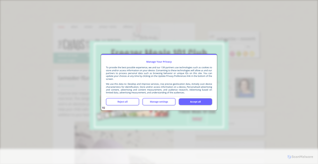 Security scan screenshot of https://www.thechaosandtheclutter.com