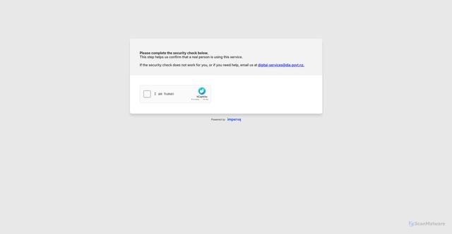 Security scan screenshot of http://www.natlib.govt.nz