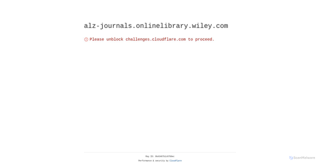 Security scan screenshot of https://alz-journals.onlinelibrary.wiley.com/doi/10.1002/alz.70968