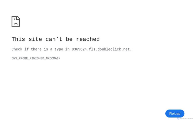 Security scan screenshot of https://8369624.fls.doubleclick.net