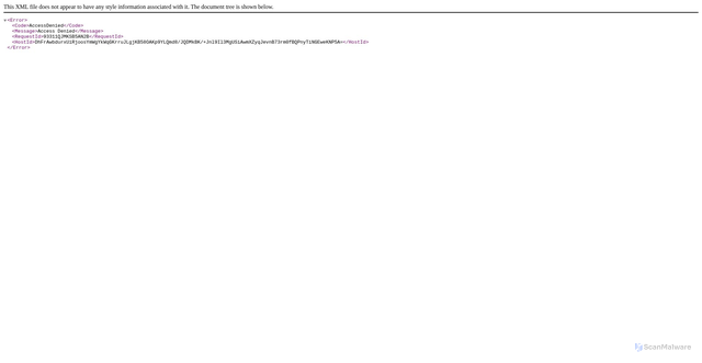 Security scan screenshot of https://settingscdn.doapps.com