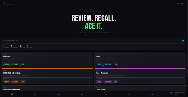 Security scan screenshot of https://ele-es-prelimrev-5c8b0h5txh.edgeone.app/