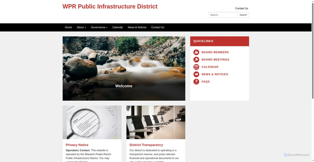 Security scan screenshot of https://www.wprpidutah.gov/