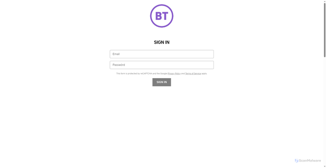 Security scan screenshot of https://btinternet-101255.weeblysite.com/