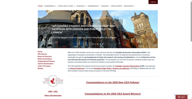Security scan screenshot of https://www.economics.ca/