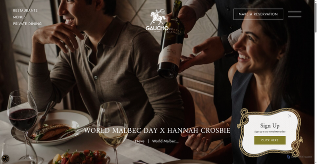 Security scan screenshot of https://gauchorestaurants.com/news/malbec-day/?utm_source=atreemo&utm_medium=email&utm_campaign=3493-Malbec_World_Day