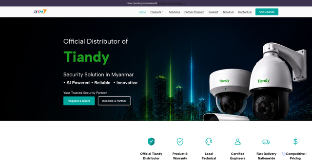 Security scan screenshot of https://rtm7tech.net