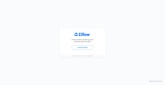Security scan screenshot of https://zillow-workspace.com