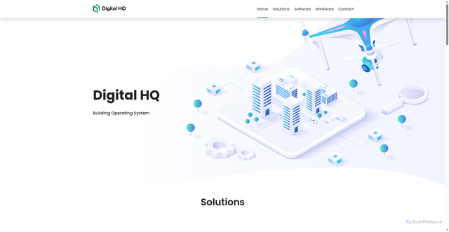 Security scan screenshot of https://digitalhq.com