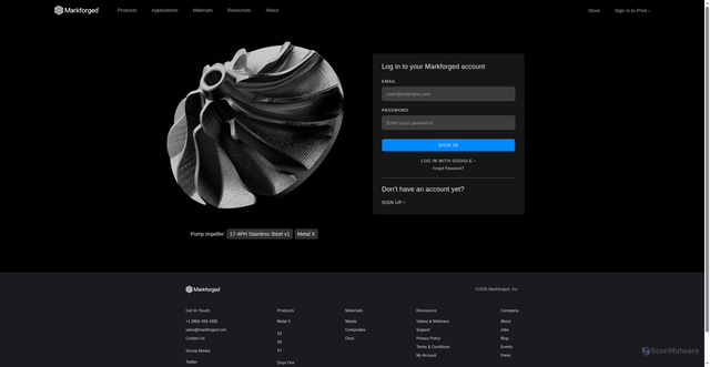 Security scan screenshot of https://www.eiger.io