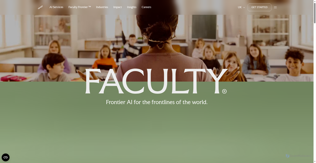 Security scan screenshot of https://faculty.ai