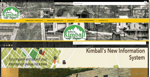 Security scan screenshot of https://kimball.wv.gov/Pages/default.aspx