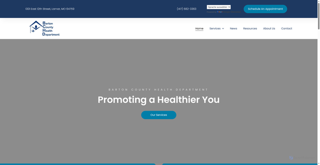 Security scan screenshot of https://bartonmohealth.gov/