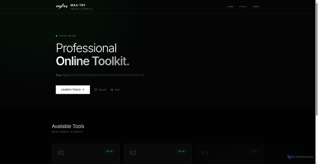 Security scan screenshot of https://maxtryindex-ylr9y2cb1w.edgeone.app/