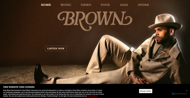 Security scan screenshot of https://www.chrisbrownworld.com/