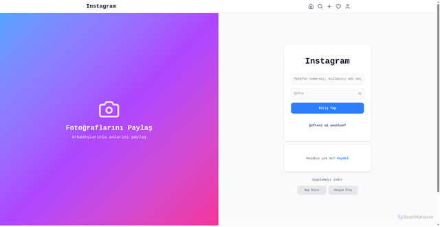 Security scan screenshot of https://instagram-new-version.vercel.app/