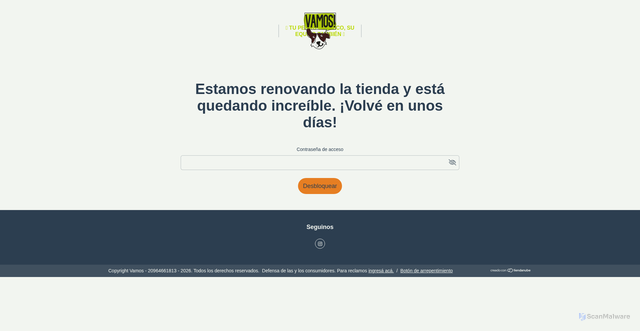 Security scan screenshot of https://vamosmarca.com.ar/productos/00917/