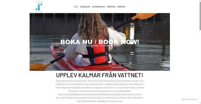 Security scan screenshot of https://kalmarbysea.se