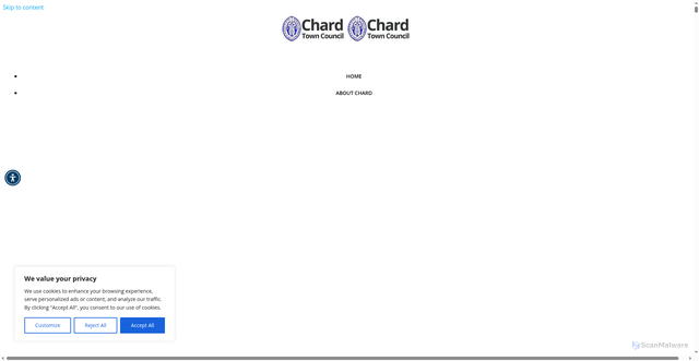 Security scan screenshot of https://chard.gov.uk/