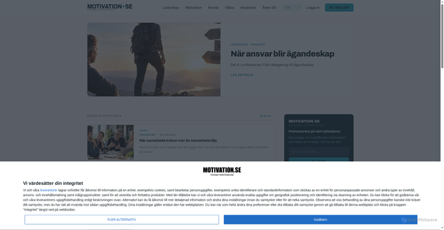 Security scan screenshot of https://motivation.se