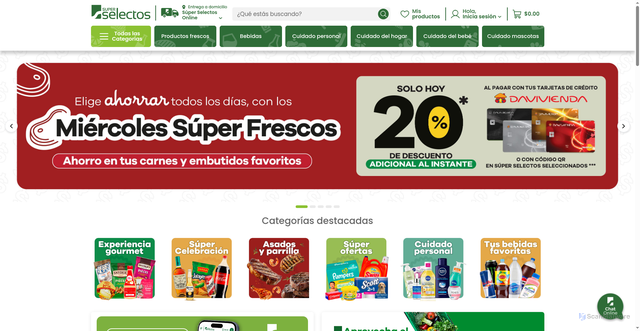 Security scan screenshot of https://superselectos.com