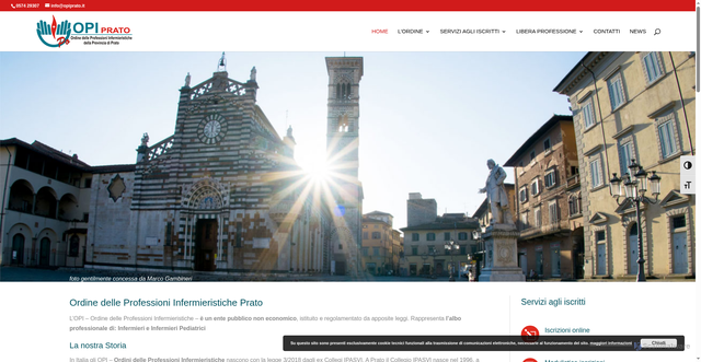 Security scan screenshot of https://opiprato.it/
